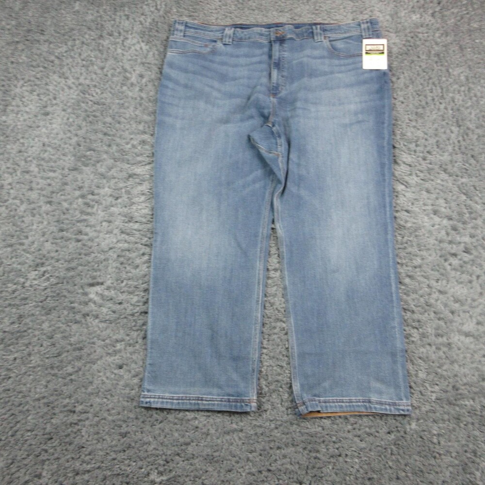 Duluth Trading Co Jeans Mens 46x30 Blue Relaxed Straight Denim 47x29* NWT